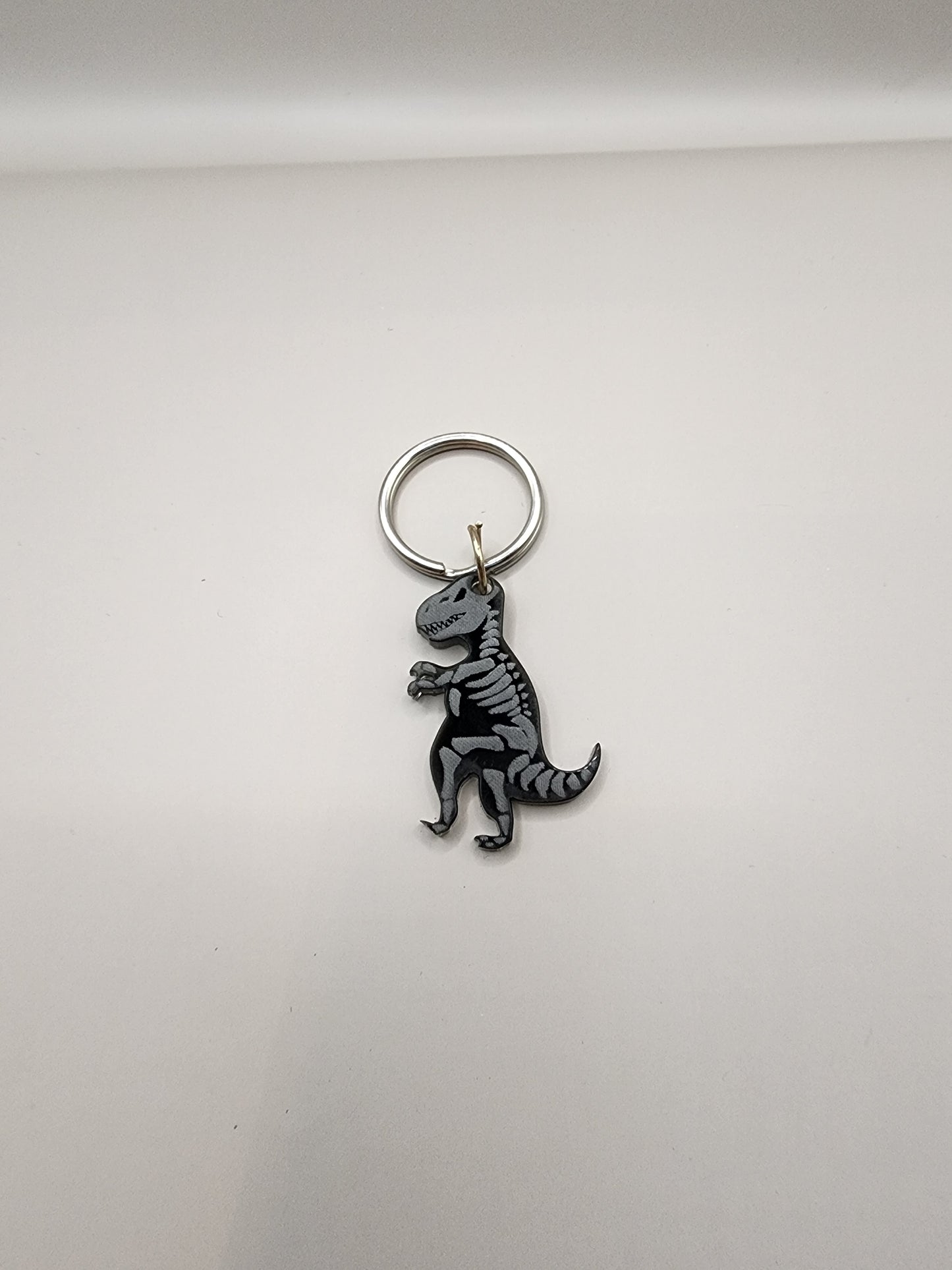 Skeleton T Rex Keychain